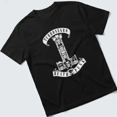 Tribute T-shirt featuring Guns And Roses imagery for rock music enthusiasts