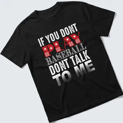 Bold retro Play t-shirt with red text and star motifs
